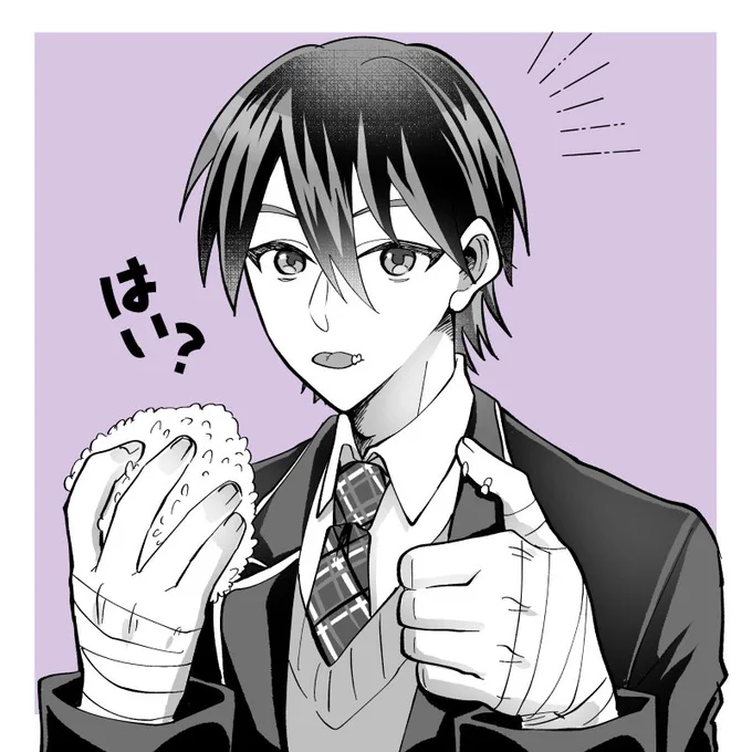 お話しながら描いてた剣持くん。 #金剛力也像 