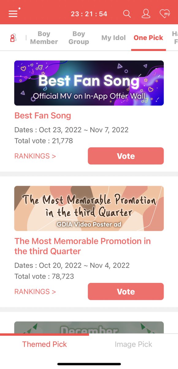CONNECTEN_GENE's tweet photo. Choeaedol Themed Pick <Best Fan Song>

Vote for #Fever ! 💌

~ See pictures below for voting steps.
~ Current rank: #8 
~ From Oct. 23 - Nov. 7
~ Prize: Official MV on In-App Offer Wall

@ENHYPEN_members @ENHYPEN #ENHYPEN #엔하이픈 https://t.co/tDgHqOlFi7