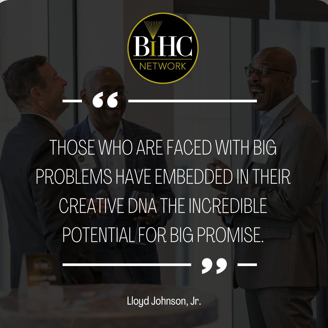 "Those who are faced with big problems have embedded in their creative DNA the incredible potential for big promise."  (L. Johnson)

Learn more linktr.ee/bihc

#attorney #bihc #blackexcellence  #legal #legalindustry #legalprofession #ebe