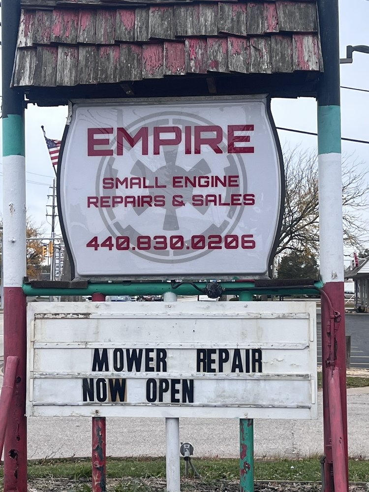 Empire Small Engine Repair needed a new custom pan face. Please visit 34659 Vine St ,  Eastlake #fastsignsmentor #empiresmallenginerepair