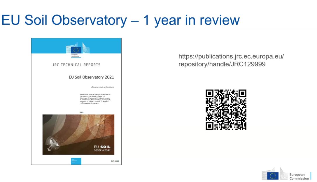 What we did in the EU Soil Observatory (#EUSO) during last year? @EU_ScienceHub bulletin on EUSO describes the main achievements: policies, #CAP, Clean Outlook, ESDAC 2.0, 28 publications, #LUCAS18, #EUmission Download: publications.jrc.ec.europa.eu/repository/han…