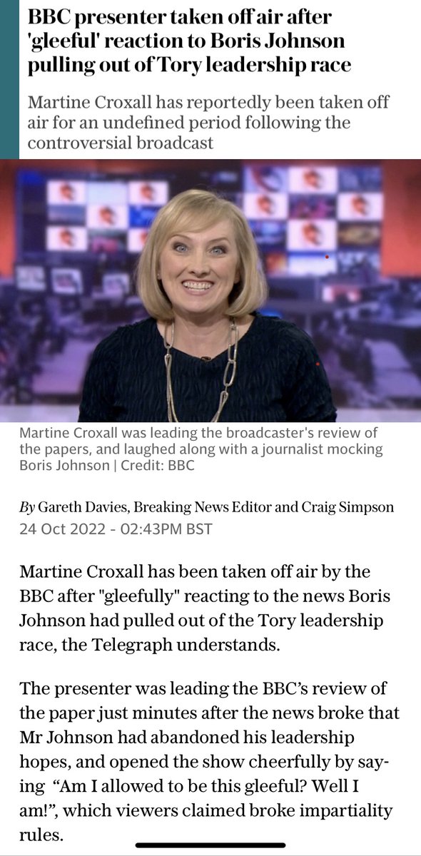 Oh dear me! A newsreader with a sense of fun. 🤣