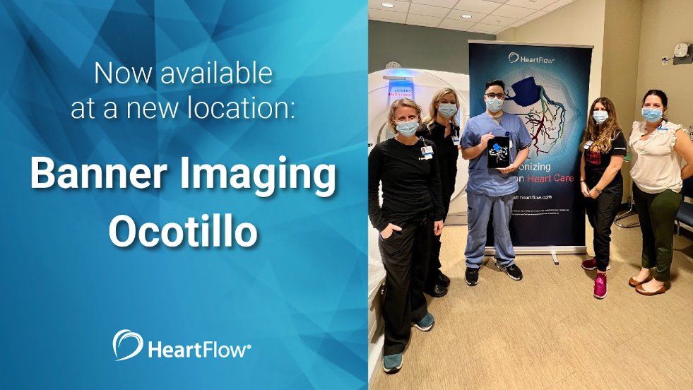 New #FFRct location alert: Banner Imaging Ocotillo in Chandler, AZ! We'd like to congratulate the team that made this possible and for expanding their dedication to precision #heartcare. @BannerHealth