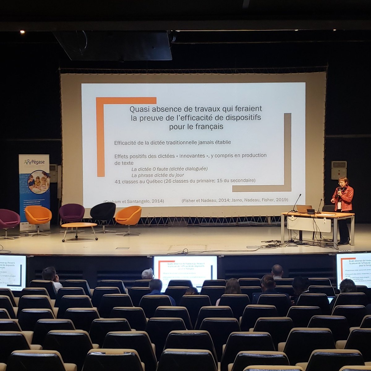 PolePegase's tweet photo. Table ronde animée par Pascal Boyries @cardie_Grenoble autour des résultats des projets #eFRAN avec Catherine Brissaud du #LIDILEM pour TAO, Pierre Tchounikine du @liglab pour EXPIRE et Sylviane Valdois du @lpnc_cnrs pour FLUENCE. #SIP2022 https://t.co/hgHCOEiP4h