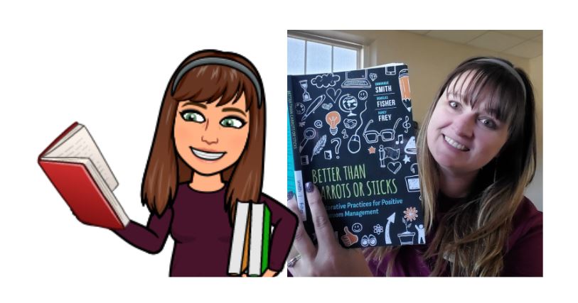 goteachmsd's tweet image. When someone points out that your #bitmoji actually looks like your most recent #selfie ... #nerdythings #itsfunnybecauseitstrue #bookstudy #evenmybitmojireads 😁🤳📕