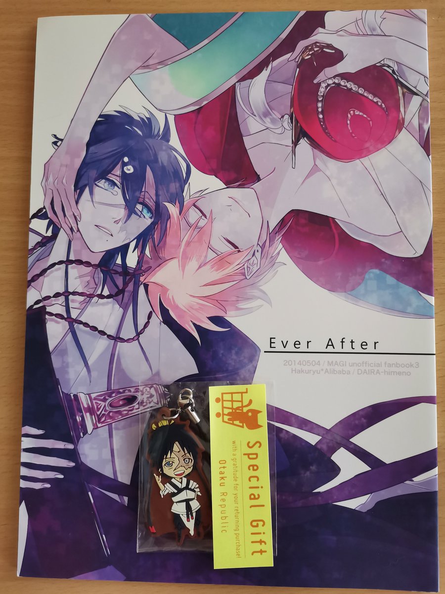 PandaKyoki's tweet photo. Just got this Doujin today ;A;

I did buy it from Otaku Republic o3o
I love this ship and Artist. I don't care that I can't read/speak any Japanese >w<

#HakuAli #AliHaku #Magi #TheLabyrinthOfMagic #AlibabaSaluja #HakuryuuRen #Yaoi #OtakuRepublic https://t.co/63upK8fTho
