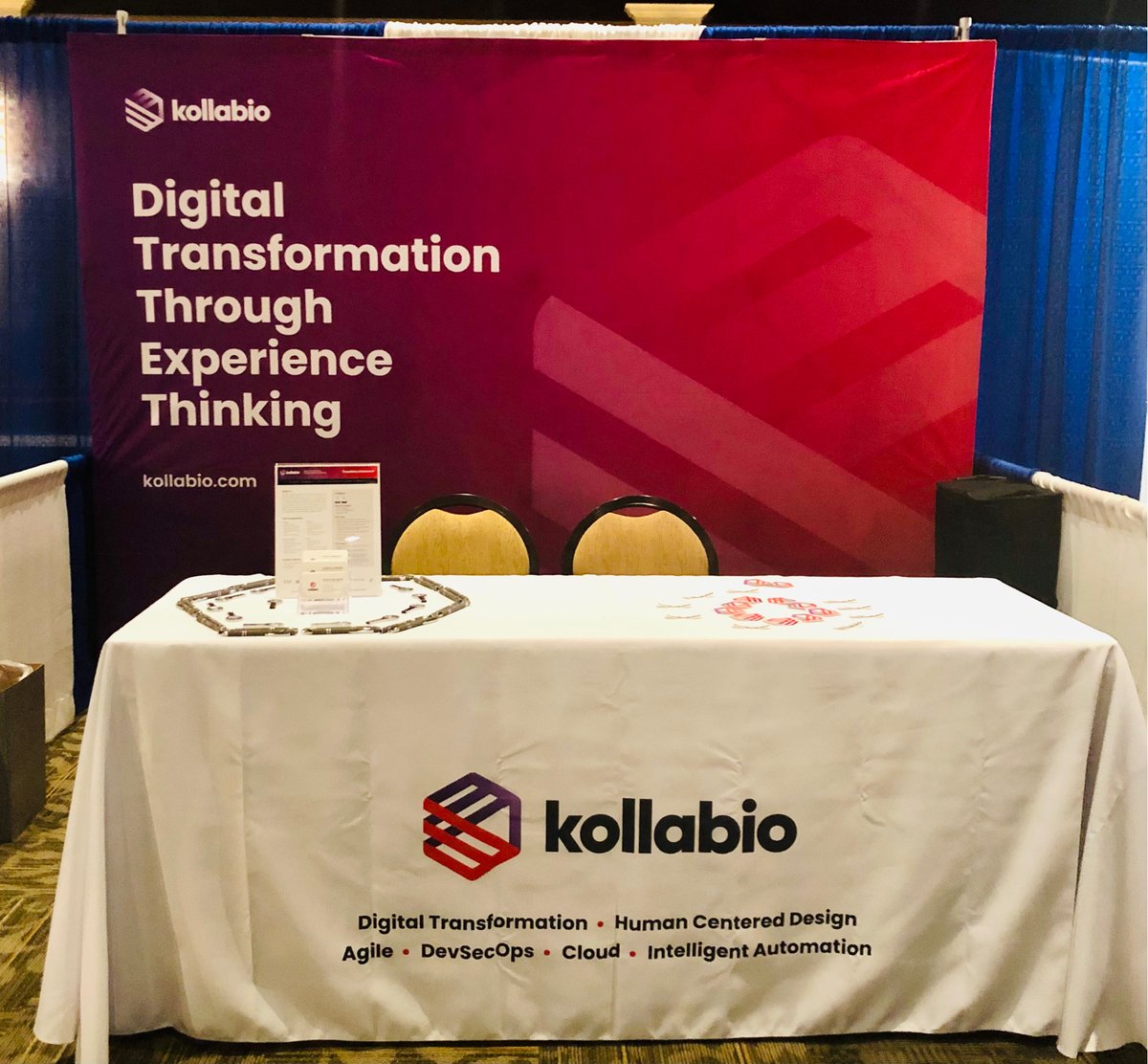 kollabio's tweet photo. Come visit us in Booth # 25 and learn more about how our team can help your #digital #transformation initiatives with our unique #ExperienceThinking approach.
#ImagineNationELC #kollabio https://t.co/xnbxUczfEE