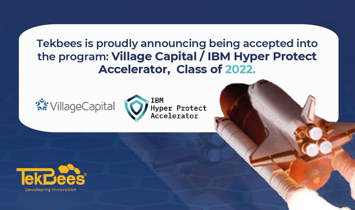 Tekbees's tweet photo. Good news Monday! We are happy to have been selected for the important Village Capital/ IBM program. We continue working to deliver quality services to our customers. 🌎📈

📲 Read more: https://t.co/f8xFor1EBG

#IBM | #VillageCapital | #TechnologyProgram | #Innovation https://t.co/v0OrPrztHE