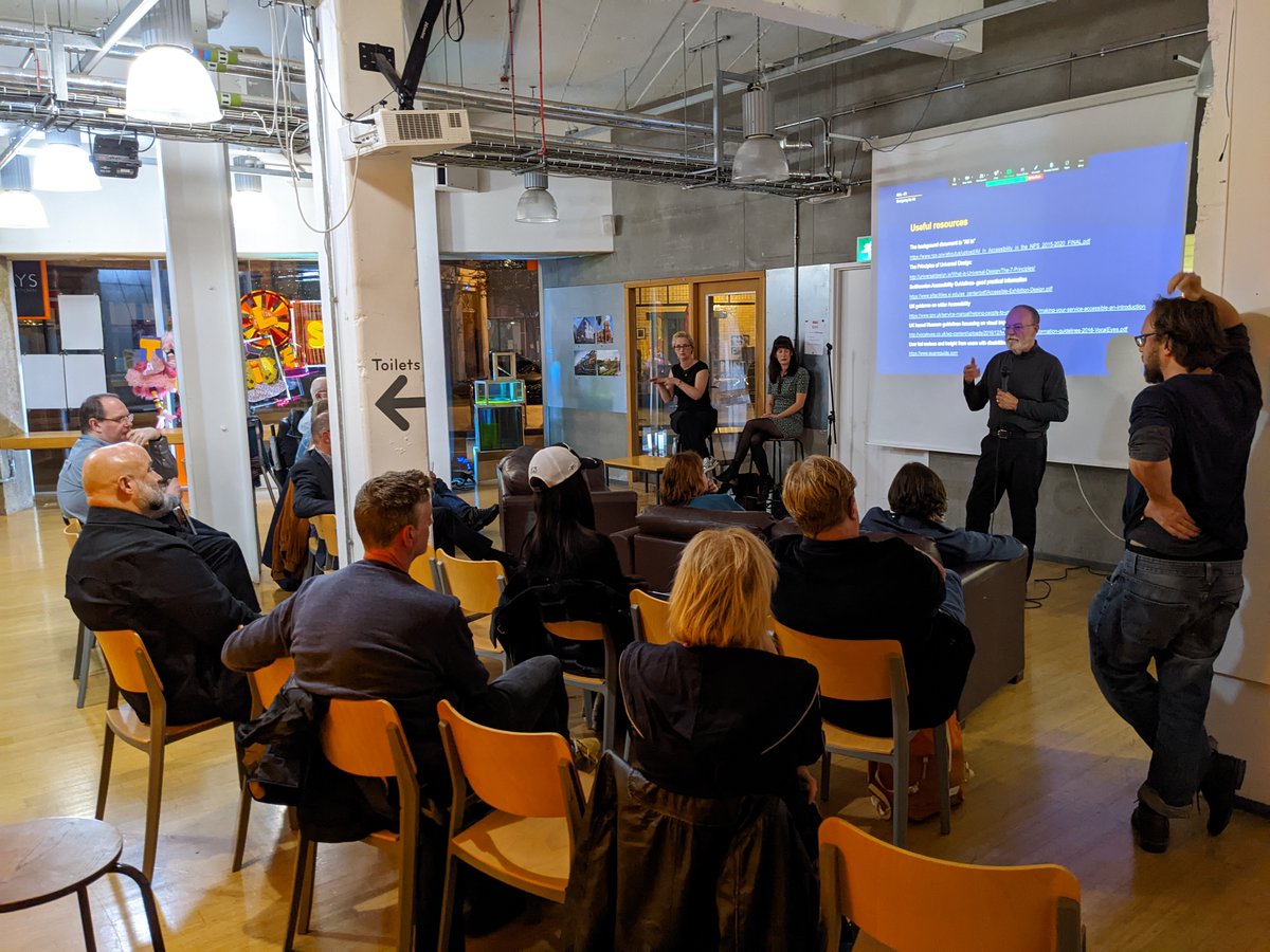 Last week, we've attended the talk about the <a href="/allinleicester/">allinleicester</a> group and how to incorporate accessibility for all when designing venues!

The talk by Bill Haley was part of <a href="/designseasonlc/">Design Season</a> at <a href="/lcbdepot/">LCB Depot</a> - you can find out more about the group here allinleicester.org.uk