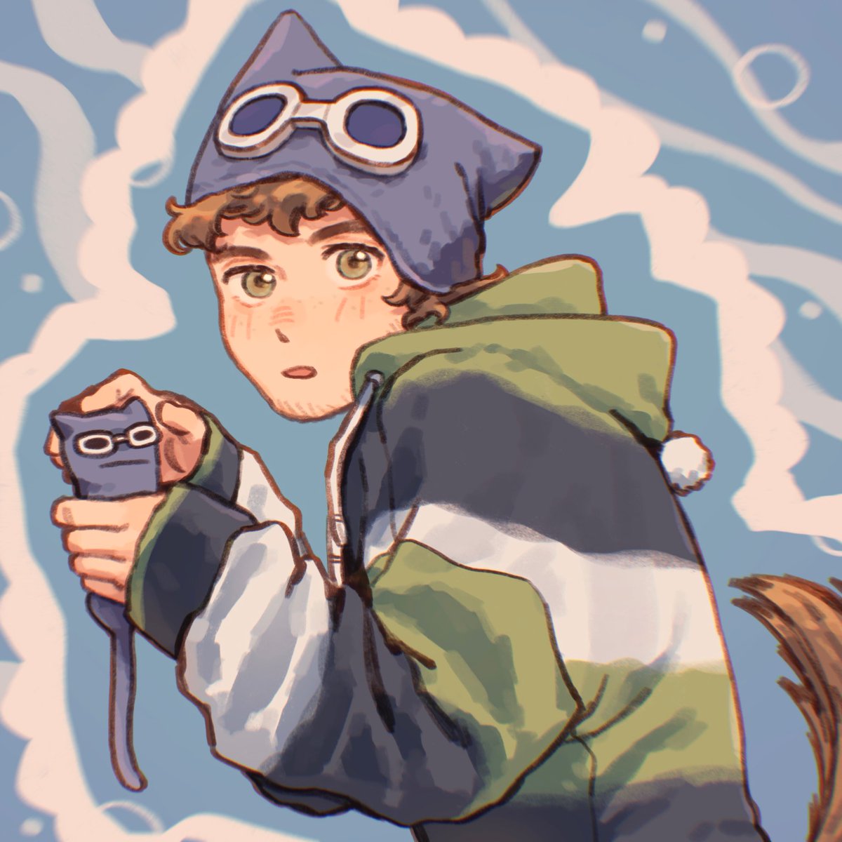 rikokoooou's tweet photo. GOGY CAT BEANIE !?
#dreamfanart #dreamwastakenfanart 
#georgenotfoundfanart #gnffanart #dnffanart #dreamnotfoundfanart https://t.co/L5PVZew9cc
