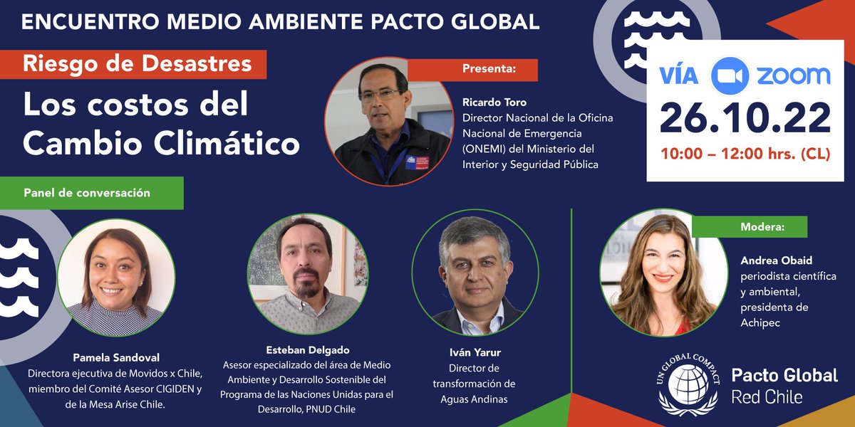 🌎 Cada desastre cuesta millones en bienes y medios de subsistencia, y hace retroceder en el logro de los #ODS.

Inscríbete en nuestro Encuentro de Medio Ambiente, para conocer más sobre la importancia de la reducción del #RiesgodeDasastres.

➡️ bit.ly/3f3MPhZ
