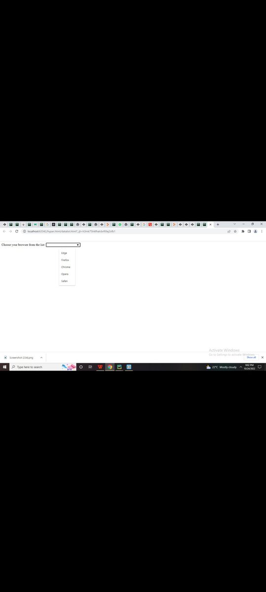 ItsShashikant17's tweet photo. Day 9 of #100DaysOfCode #100daysofcodingchallenge learnt about datalist in html. https://t.co/qr7GM7LOnE