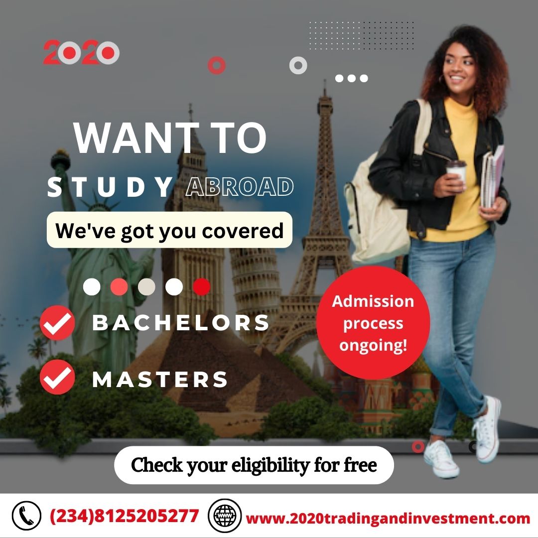 2020Tradingand1's tweet photo. What's your #travel need? Would you like to study #abroad, either #undergraduate or #masters or #PhD and you have no idea how to go about it, or you want to relocate to #Canada, #Dubai, #Turkey, #USA, or #UK with friends or family  but you don't know how to begin processing it. https://t.co/9GTItEmdiS