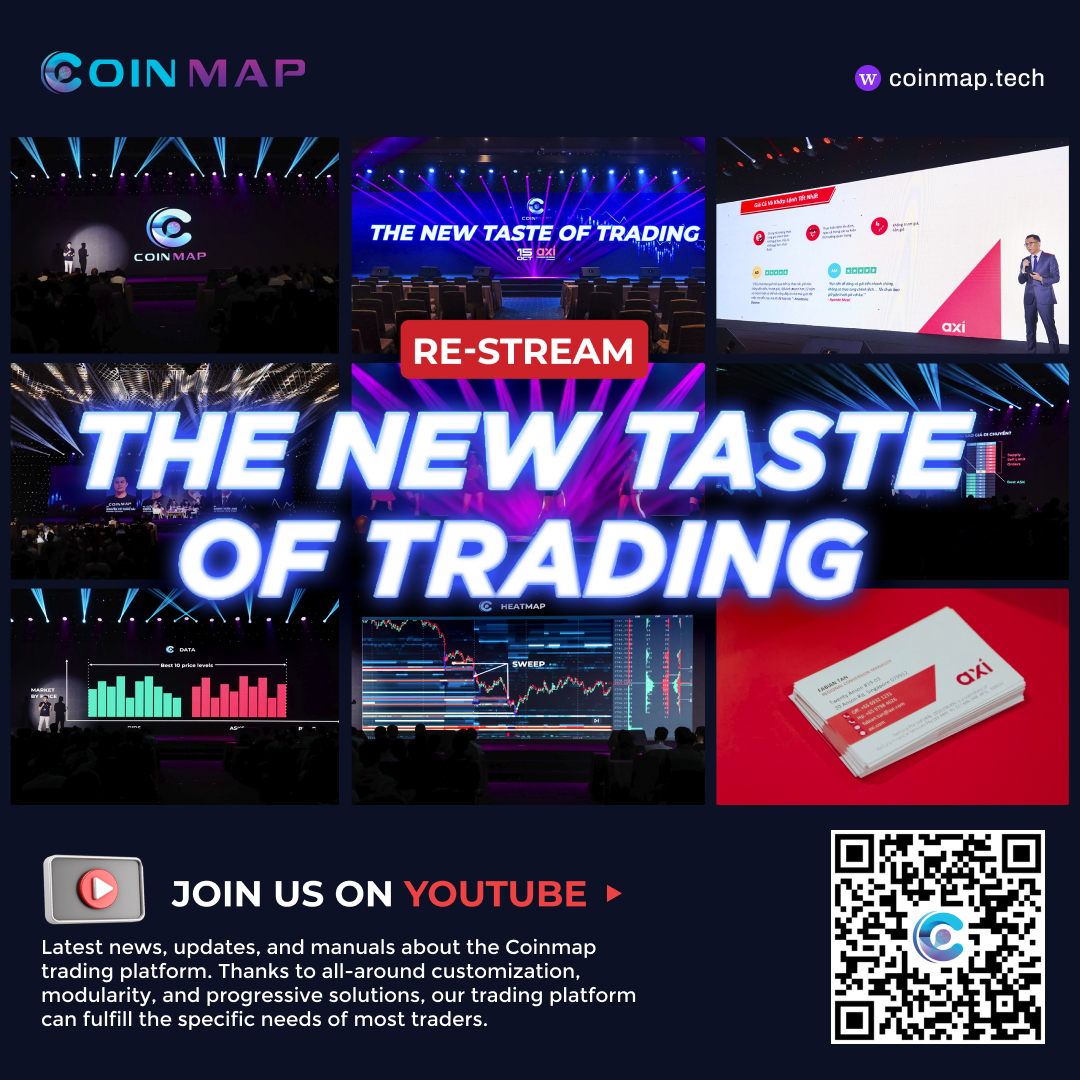 CoinmapTrading's tweet image. 💝 The New Taste of Trading 💝

📽The #biggest trading event in 2022 will be #RESTREAMED on official Youtube Channel of #Coinmap📽

⏰Join us at 20:00 UTC+7 Wednesday, 26th, October, 2022⏰

youtube.com/channel/UCDGZI…

#coinmap #newtasteoftrading #axi