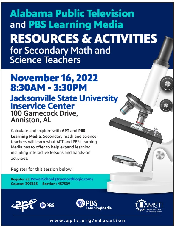 jsuinservice's tweet photo. Are you looking for ALSDE Teams Approved PD sessions? JSU Inservice is hosting a few. Register soon for November 2nd Pre-AP workshop. https://t.co/41AvidqBVl