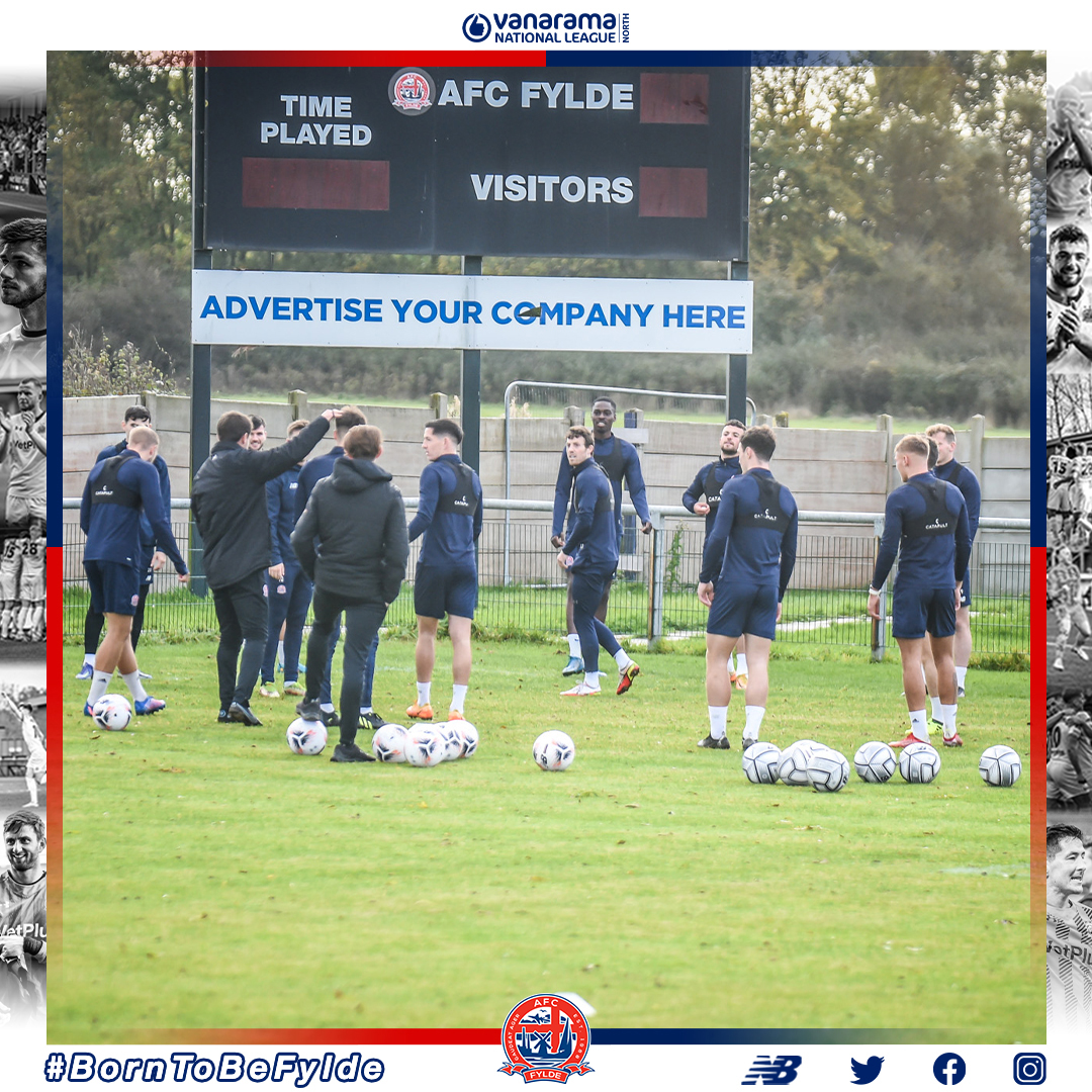 AFCFylde's tweet photo. 👊 Saturday's behind us, and we're ready to go again tomorrow!

#BornToBeFylde https://t.co/jYjIu1MVqM
