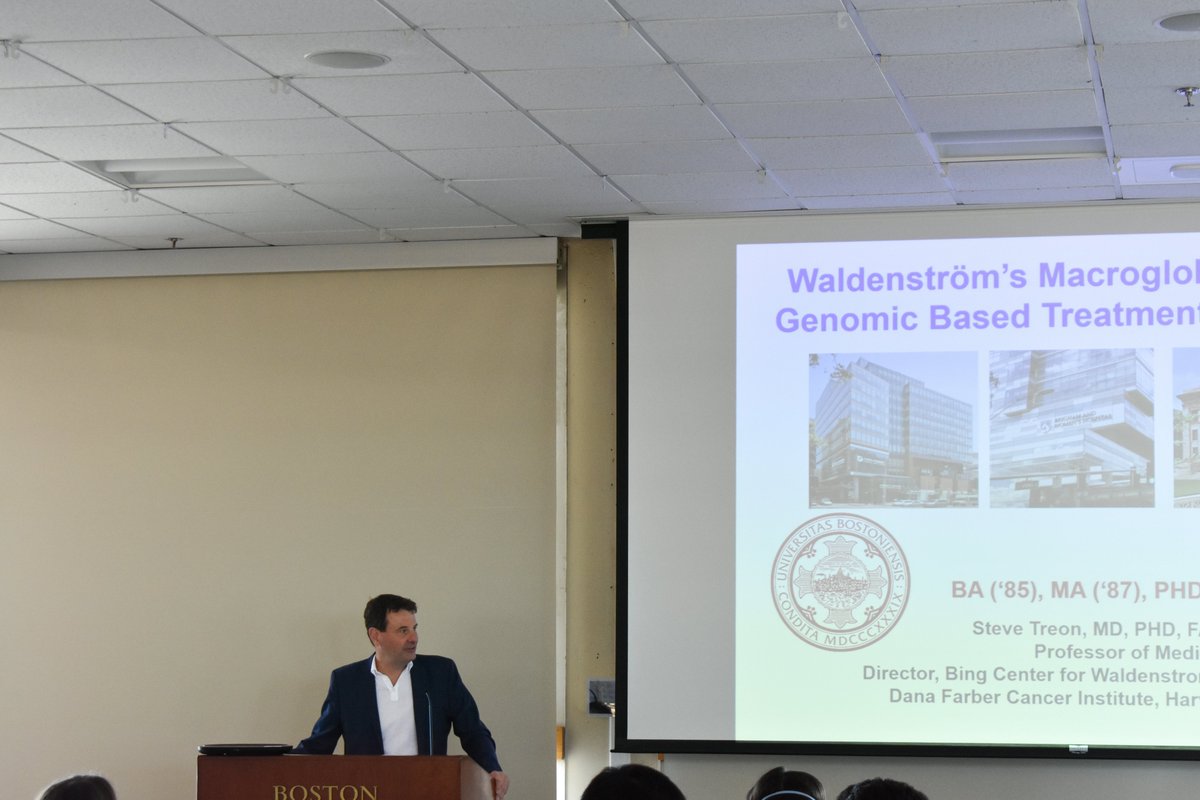 BU_MDPhD's tweet photo. Last month we were lucky enough to have our Annual Retreat in person! We had some amazing speakers including an inspirational talk from alumni Dr. Steven Treon director of the Bing Center for Waldenström's Macroglobulinemia. https://t.co/IQHmA4XCAP