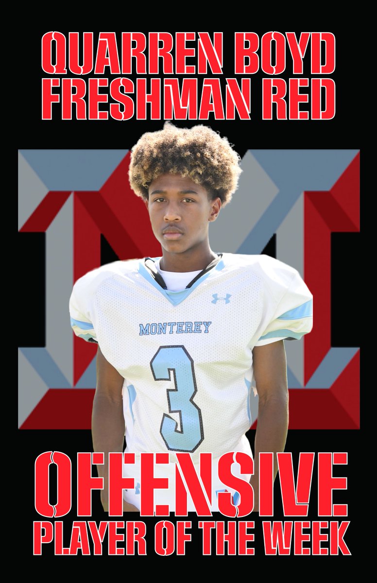Monterey_Sports's tweet photo. Freshman POTW vs Lubbock Cooper https://t.co/owOGI0ETjK