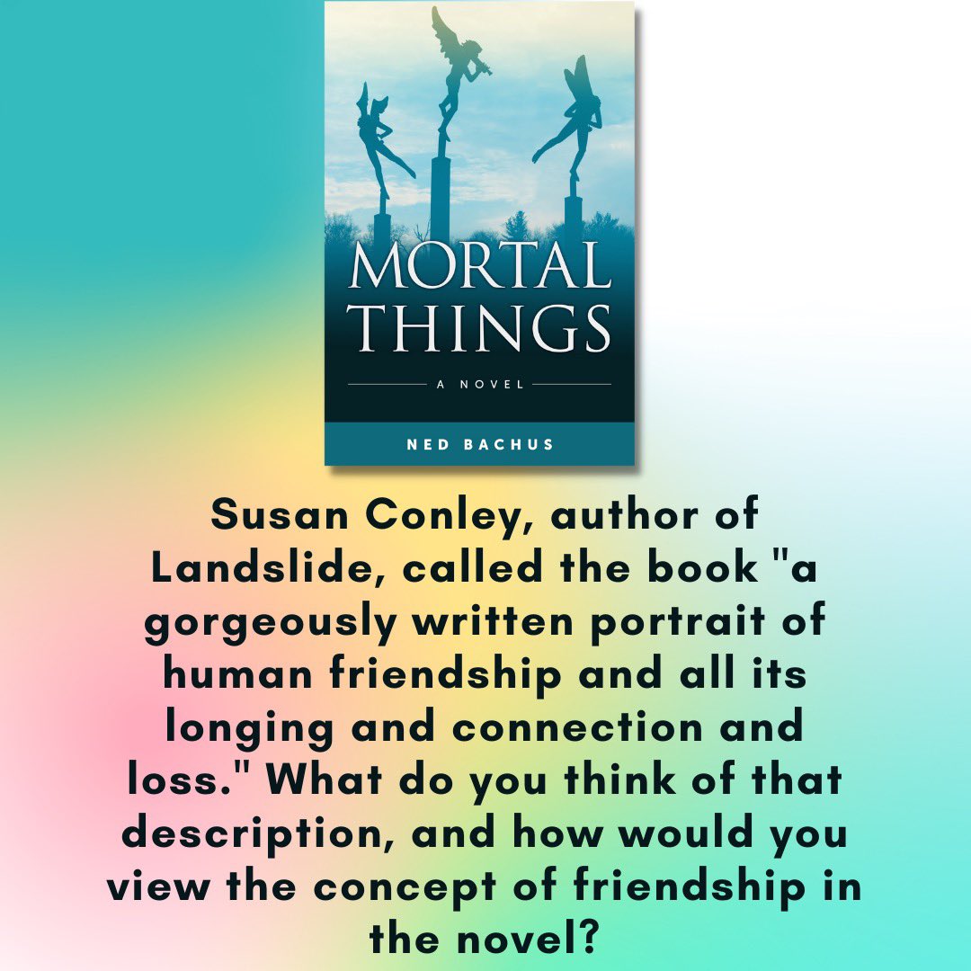 TOLWrites's tweet photo. An amazing quote about friendship and human connection from Ned Bachus &amp; his novel Mortal Things! We definitely recommend giving this one a read 😉 https://t.co/bH4j9hsM6m