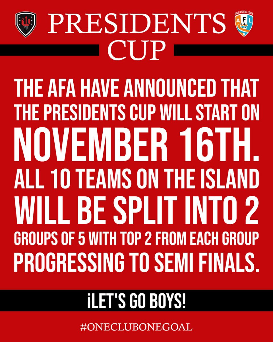 UprisingFC's tweet photo. AFA PRESIDENTS CUP 🏆| 

Forget the World Cup! The big tournament in town is the 2022 AFA President Cup! 

Further details about our fixtures will be released soon.

#oneclubonegoal https://t.co/795OE6WG1b