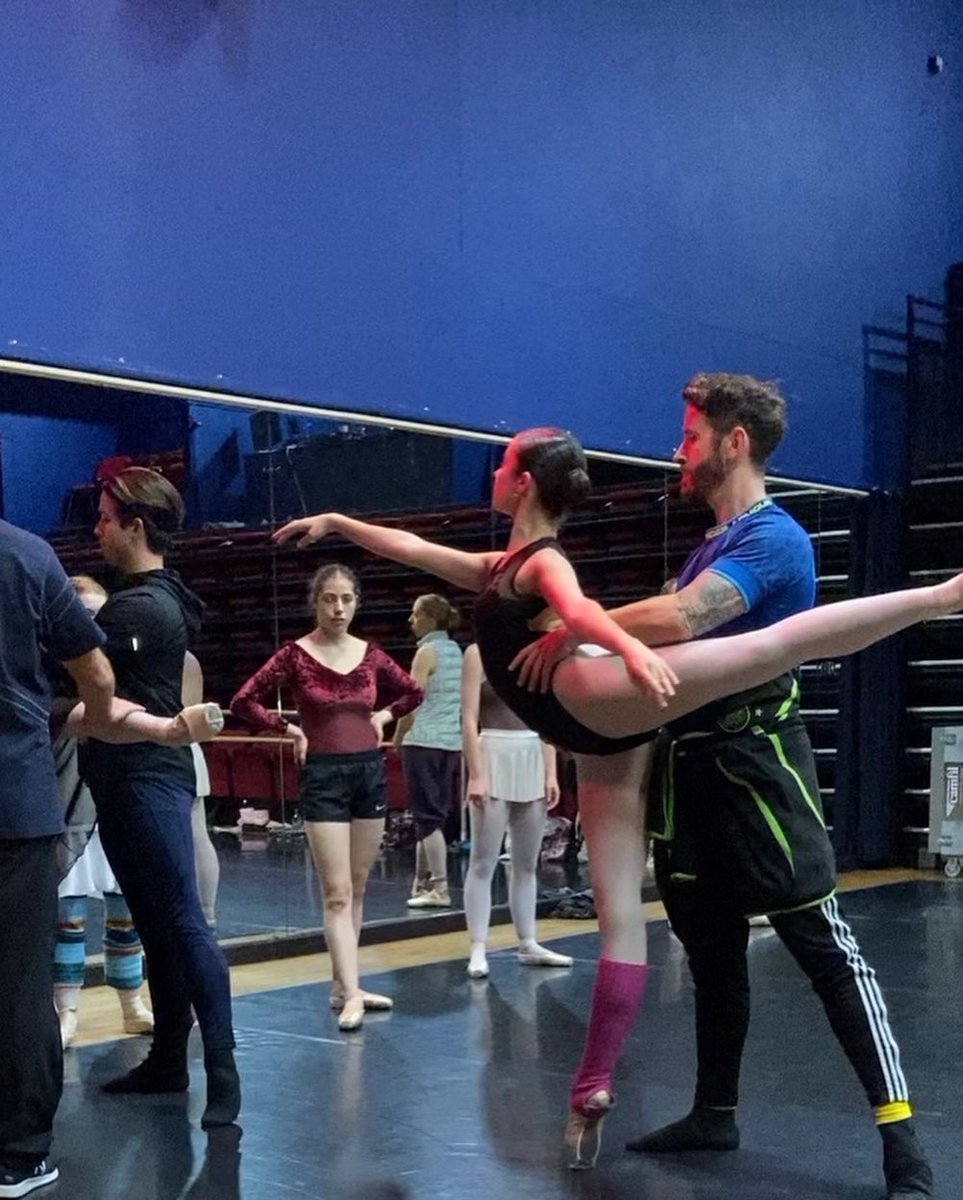 CorkCityBallet's tweet image. Nice to be back in rehearsal with Yury Demakov and Patricia Crosbie and dancers from Cork City Ballet - getting ready for ‘The Nutcracker’, at Cork Opera House, Nov 3-5.