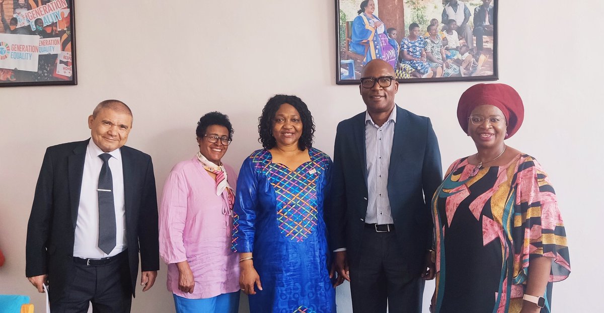 Afidep's tweet photo. AFIDEP's Executive Director @EliyaZulu  engaged @UNFPAMalawi and UNWOMEN to forge a partnership to propel the gender divided agenda in accelerating the achievement of Malawi Vision 2063. https://t.co/71M8Henx86