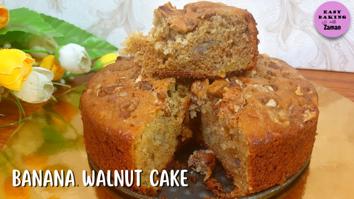easybaking21's tweet photo. Banana Walnut Cake | Walnut Banana Cake | Easy Banana Cake

Full Video: https://t.co/IB3GjsTvcj

#bananawalnutcake #walnutbananacake #bananacake #bananacakerecipe #walnutbananacakerecipe  #howtomakebananacake  #easybakingwithzaman #easybaking https://t.co/5FHo5cMuTq