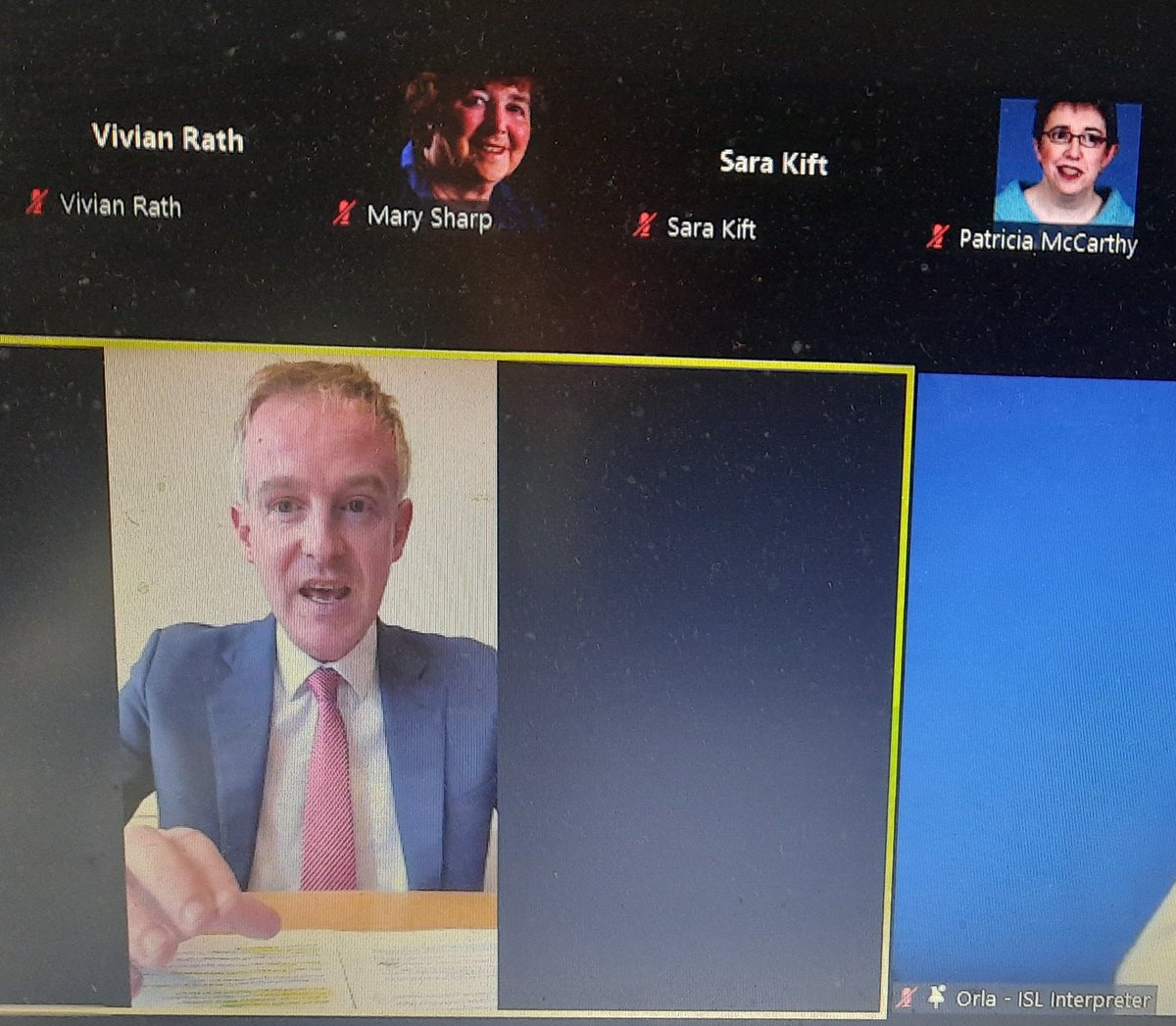 RathVivian's tweet photo. Insightful presentations &amp; discussion at our @tcddublin Forum Conference Shifting Sands:Disability &amp; Reasonable Accommodations in the Covid/Post Covid #HigherEd Environment.Thanks to all the presenters &amp; organising team @DrSaraKiftOT @mccartpm @archsci10 @David_Loughrey1 https://t.co/PiqsXoCbxi