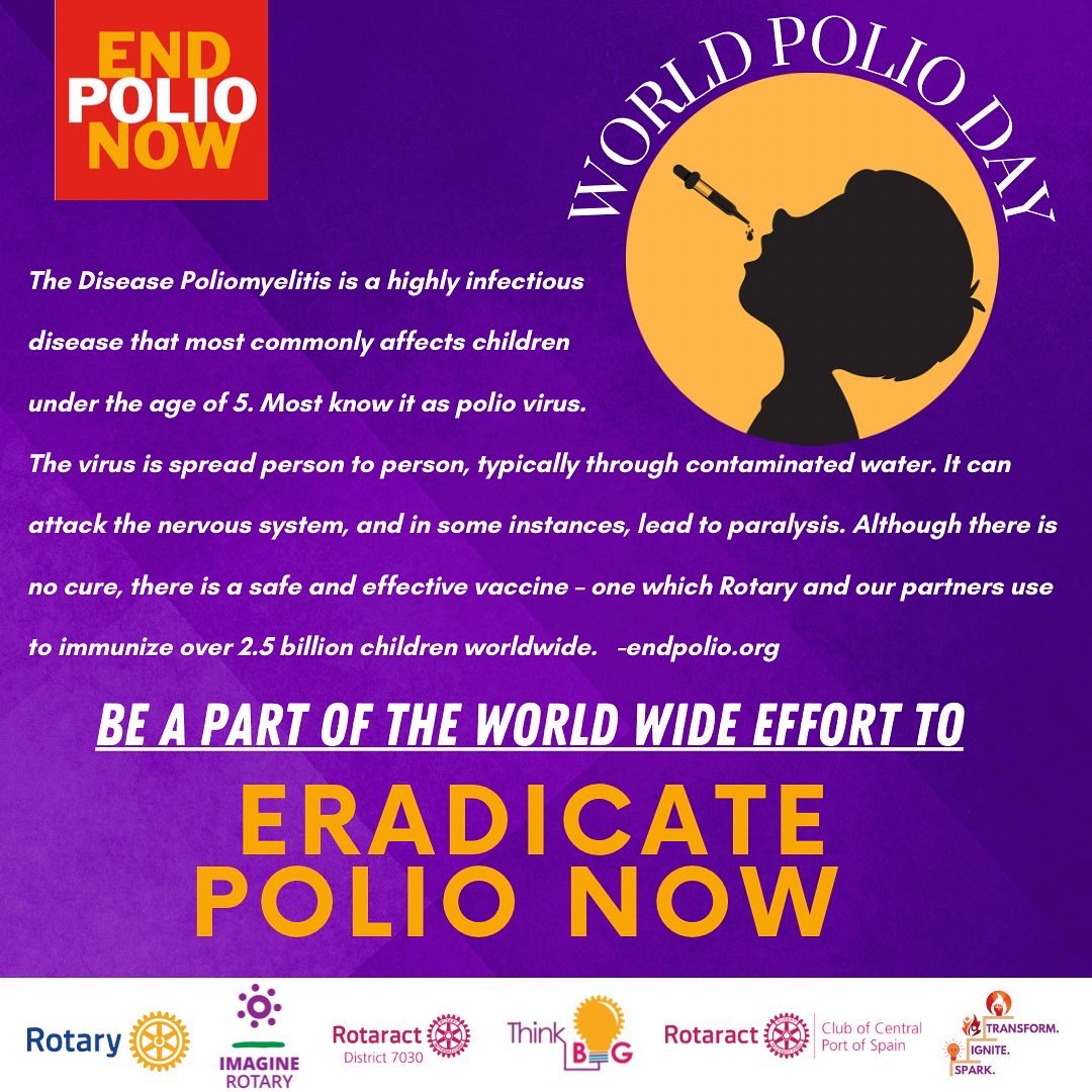 RCCentralPOS's tweet photo. Did you know polio could be the second human disease to ever be eradicated?

More information can be found on: https://t.co/e90Se1vUeK https://t.co/Z8Toqt62HX