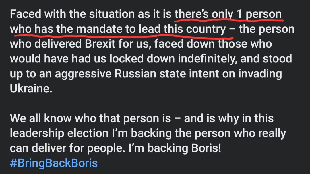 Oliver Ryan MP (@oliverryanuk) on Twitter photo Blimey <a href="/antony_hig/">Antony Higginbotham</a> that was quick!
Just 2 days ago (shortly after you voted for fracking) you said *ONLY* Boris "has the mandate to lead our country"
Glad to hear you'll be calling for a #GeneralElectionNow given Rishi has no mandate.
Petition is here:
petition.parliament.uk/petitions/6197… Blimey <a href="/antony_hig/">Antony Higginbotham</a> that was quick!
Just 2 days ago (shortly after you voted for fracking) you said *ONLY* Boris "has the mandate to lead our country"
Glad to hear you'll be calling for a #GeneralElectionNow given Rishi has no mandate.
Petition is here:
petition.parliament.uk/petitions/6197…