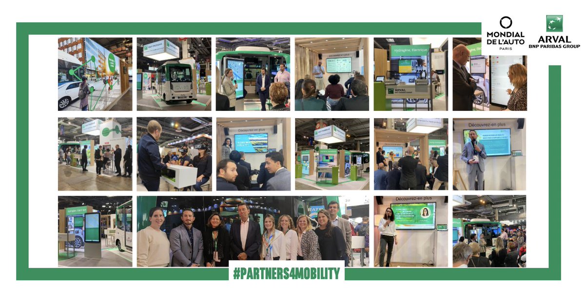 Arval_France's tweet photo. Nous tenons à remercier l’ensemble des participants qui sont venus nous rendre visite au @mondialdelauto 🙌
Merci aux organisateurs et aux partenaires pour ce cru 2022 très réussi c’était un réel plaisir de tous vous retrouver !
#PARTNERS4MOBILITY #RevolutionIsOn https://t.co/MwtkN1qMSP