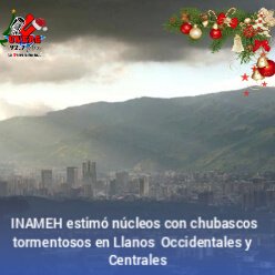 Unerg92_7FM's tweet photo. #Pronóstico ☁️ INAMEH estimó en la tarde y noche, núcleos con chubascos tormentosos en zonas del Zulia, Los Andes, Centro Occidente, Llanos Occidentales y Centrales, Centro Norte Costero, Amazonas, Bolívar y El Esequibo.

#Guárico
#VenezuelaVamosPaLante
#UnergContigo https://t.co/cPA547RmDU