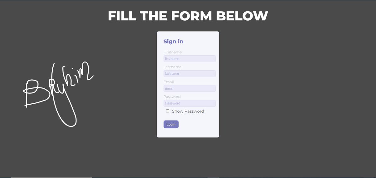 Bryhimsings_'s tweet photo. Just Quick form Using React and Boostrap 5
#webdevelopers #designjobs #30daysofcodeanddesign #FrontEnd #CleanNFT #UIUXDesigner #codepen #developers #uidesign #bootstrap #ReactJS https://t.co/8Bpp2Phelb