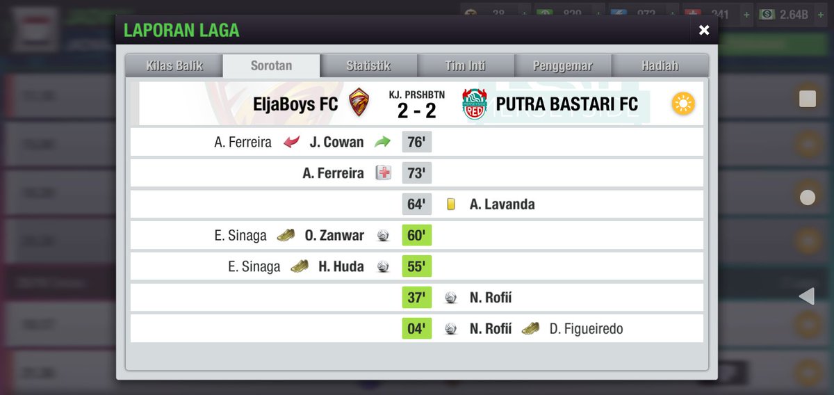 EljaboysFC's tweet photo. โฝ #Matchday_2
๐Liga 3 S18 Grup B @Liga3TEI
๐ @PutraBastariFC
FT 2๏ธโฃโ2๏ธโฃ
๐๏ธHOME https://t.co/nvktUUnoCW