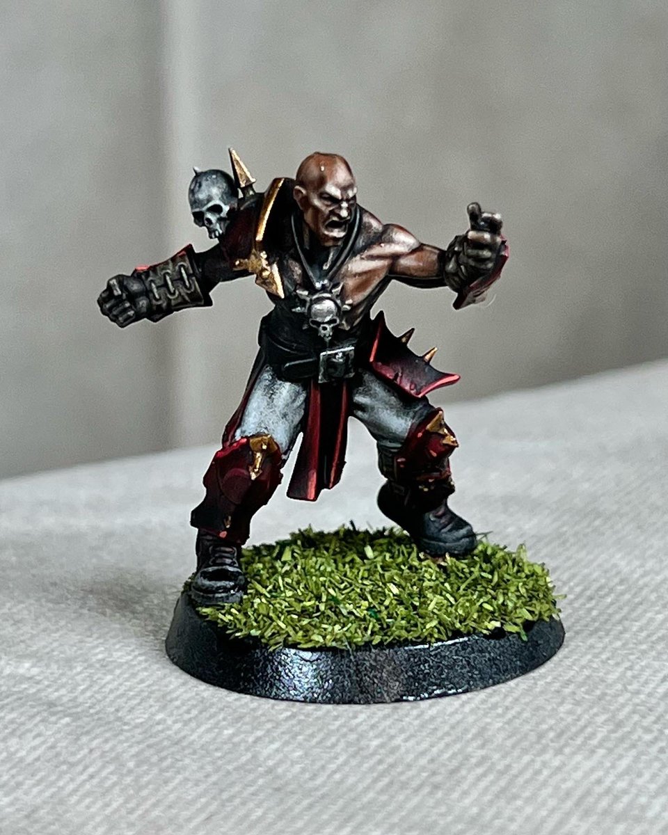 minisbymeyer's tweet photo. Got the @WarComTeam khorne team ready to go. #football #footballtabletop #tabletopfootball #footballseason #bloodbowl #WarhammerCommunity https://t.co/WfBFGKPxhX