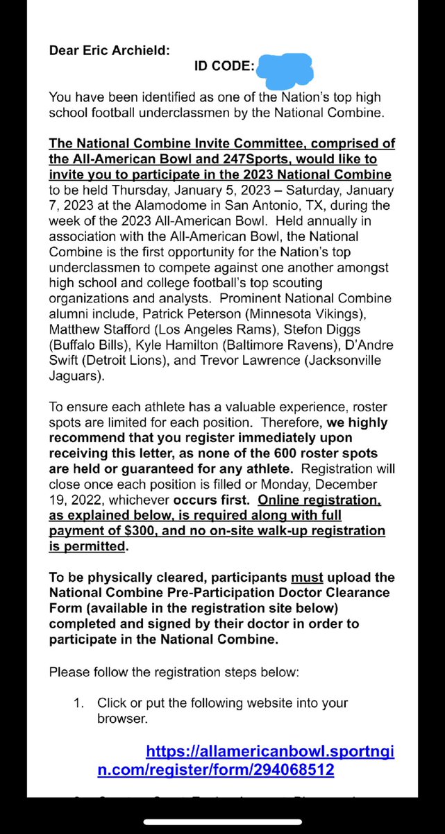 Ej Archield Jr (@ejarchield) on Twitter photo Excited to be able to compete at the <a href="/NationalComb1ne/">Navy National Combine</a> . Thank you for the opportunity <a href="/RI5E_Sports/">RI5E Sports</a> <a href="/RHS_FB_Knights/">Robinson Football</a> @RWrightRivals <a href="/STSBreeze/">Select Training Solutions</a> Excited to be able to compete at the <a href="/NationalComb1ne/">Navy National Combine</a> . Thank you for the opportunity <a href="/RI5E_Sports/">RI5E Sports</a> <a href="/RHS_FB_Knights/">Robinson Football</a> @RWrightRivals <a href="/STSBreeze/">Select Training Solutions</a>