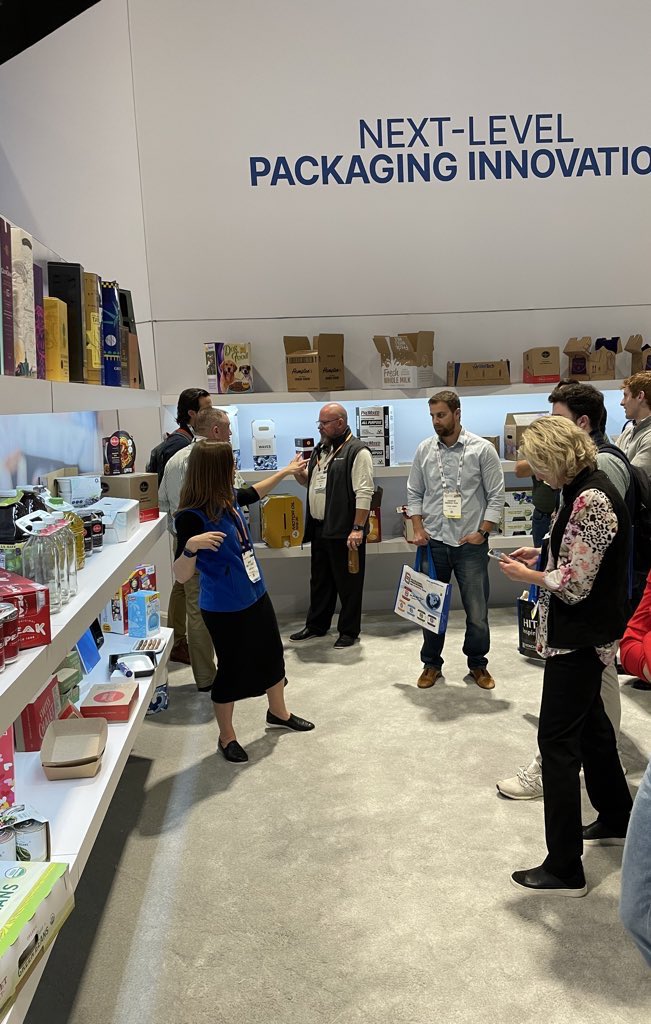 WestRock's tweet photo. @PackExpoShow is kicking into high gear on Day 2 – stop by Booth S-2130, South Hall to chat with our #packaging experts and see about our products. #packexpo https://t.co/CTyY0CYauY