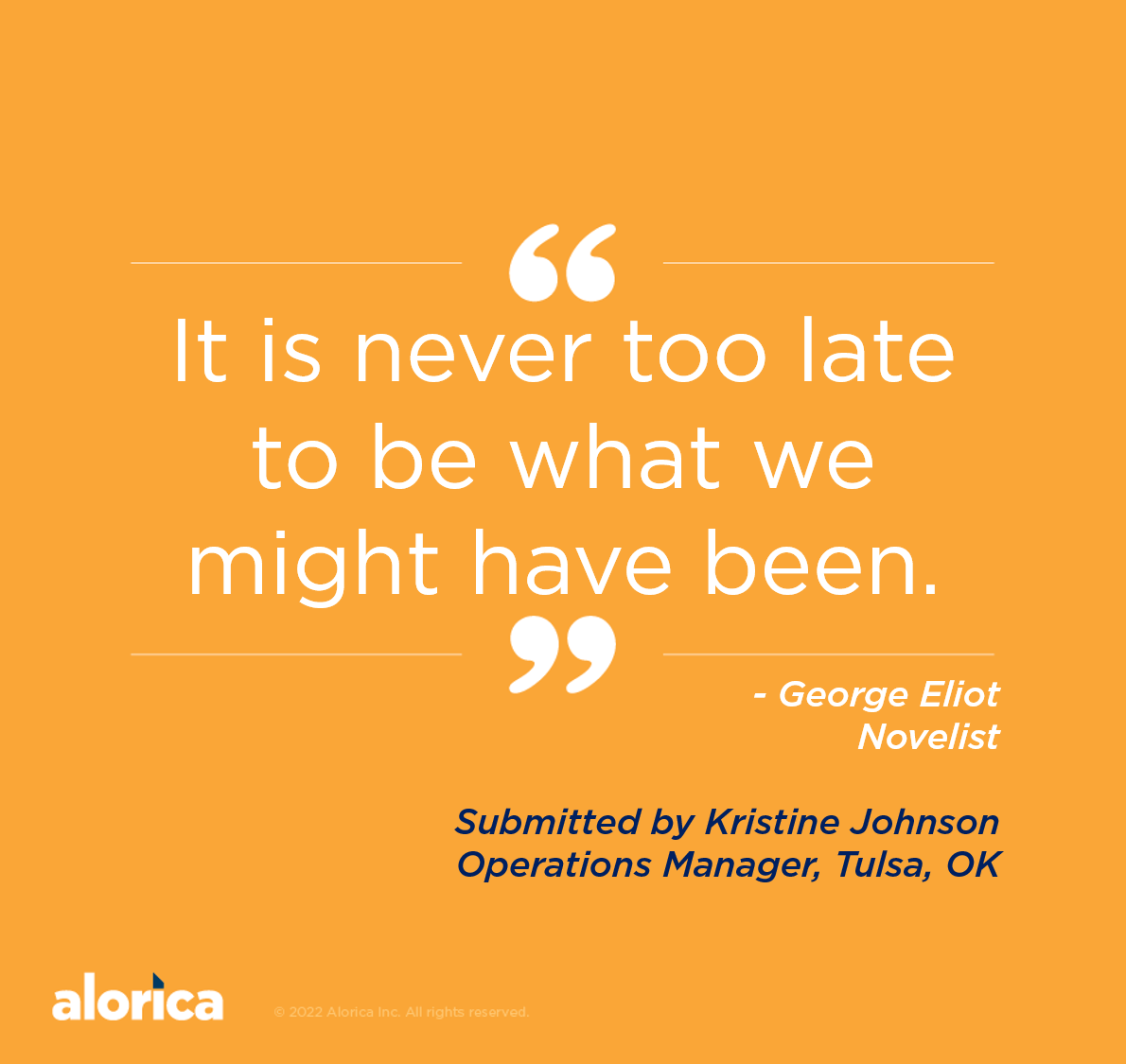 What matters is we do whatever it is while we can. Happy monday! #Alorica #QuickQuoteMonday