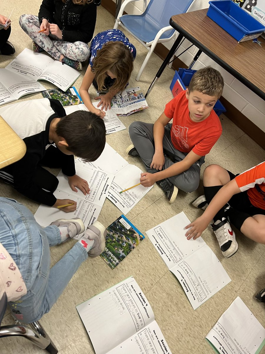 Buch2ndGrade's tweet photo. Today we researched three different types of communities:  urban, suburban, and rural.  Students worked in groups to do their research.  #BuchananBears #LivoniaPride https://t.co/2mtGMF2trQ