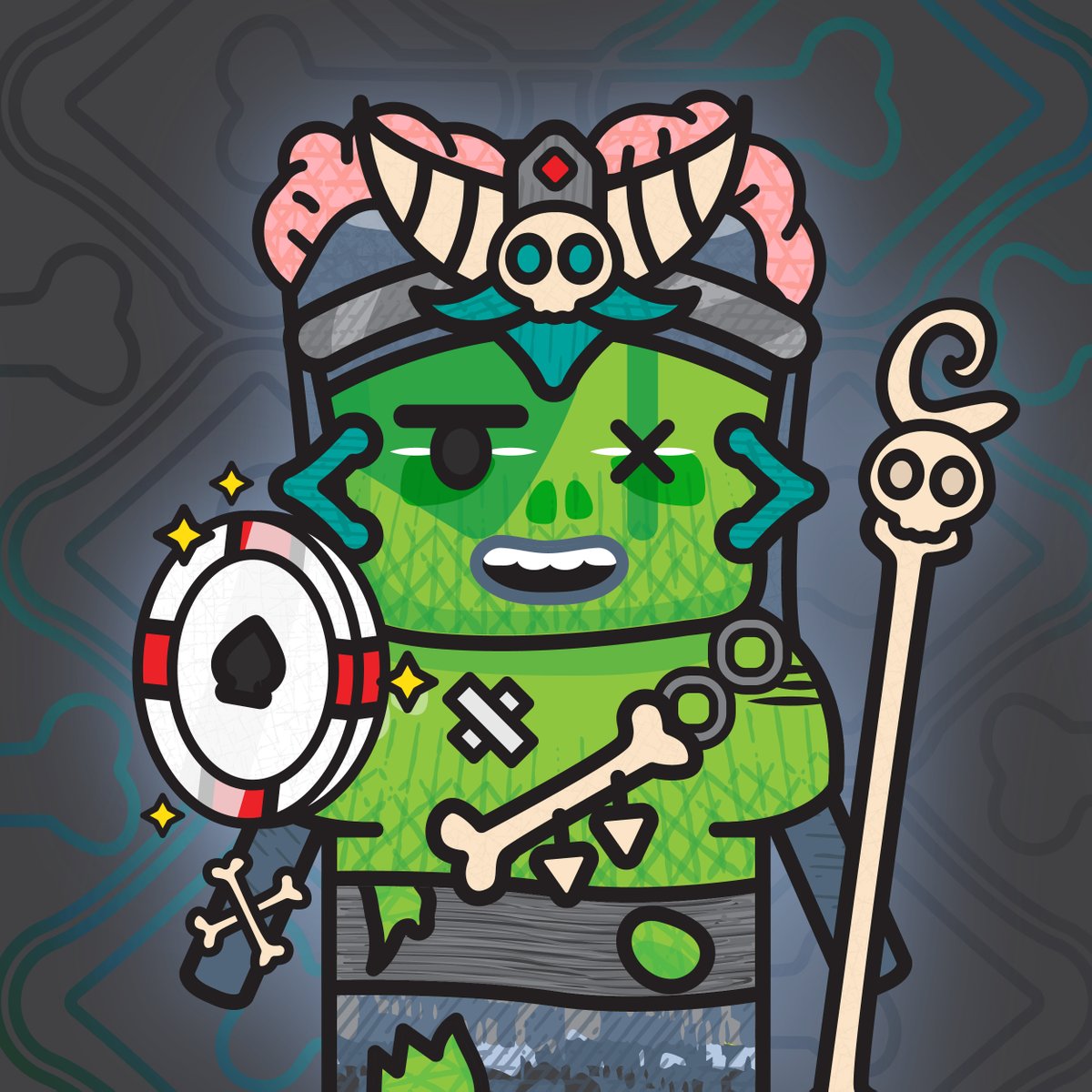 Boo! 🧟

Inspired by an ancient Mayan legend The Worry Dolls #nft collection 🇬🇹
.
#nft #nftart #art #nfts #crypto #ethereum #cryptocurrency #opensea