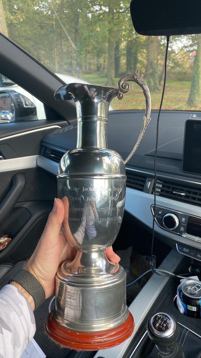 Congratulations to <a href="/kpgcnews/">Kenwick Park Golf</a> pair of <a href="/AshtonTurner96/">AshtonTurner</a> and their Junior Captain Jake Durrant on winning the <a href="/jacklin_tony/">Tony Jacklin CBE</a> Trophy <a href="/ThonockParkGolf/">Thonock Park Golf</a> today. Despite recording 9 birdies of this own Ashton only got on the card 9 times! Thanks to <a href="/ThonockPark/">Thonock Park</a> for hosting 🏆