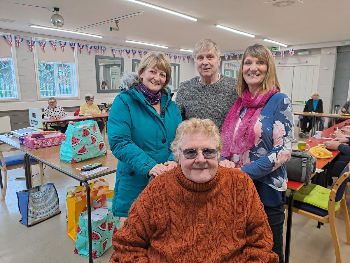 BevNnns's tweet photo. Out this morning at the Over 60's Lunch Club at Reaside Community Center. 

Great to meet with Sandra Mary and see all the citizens having a good time playing bingo and enjoying a yummy 3-course lunch! 
#communitymatters
#makingcommunitiesbettertogether 
@NorthfieldPship https://t.co/PjQ55EtP8S