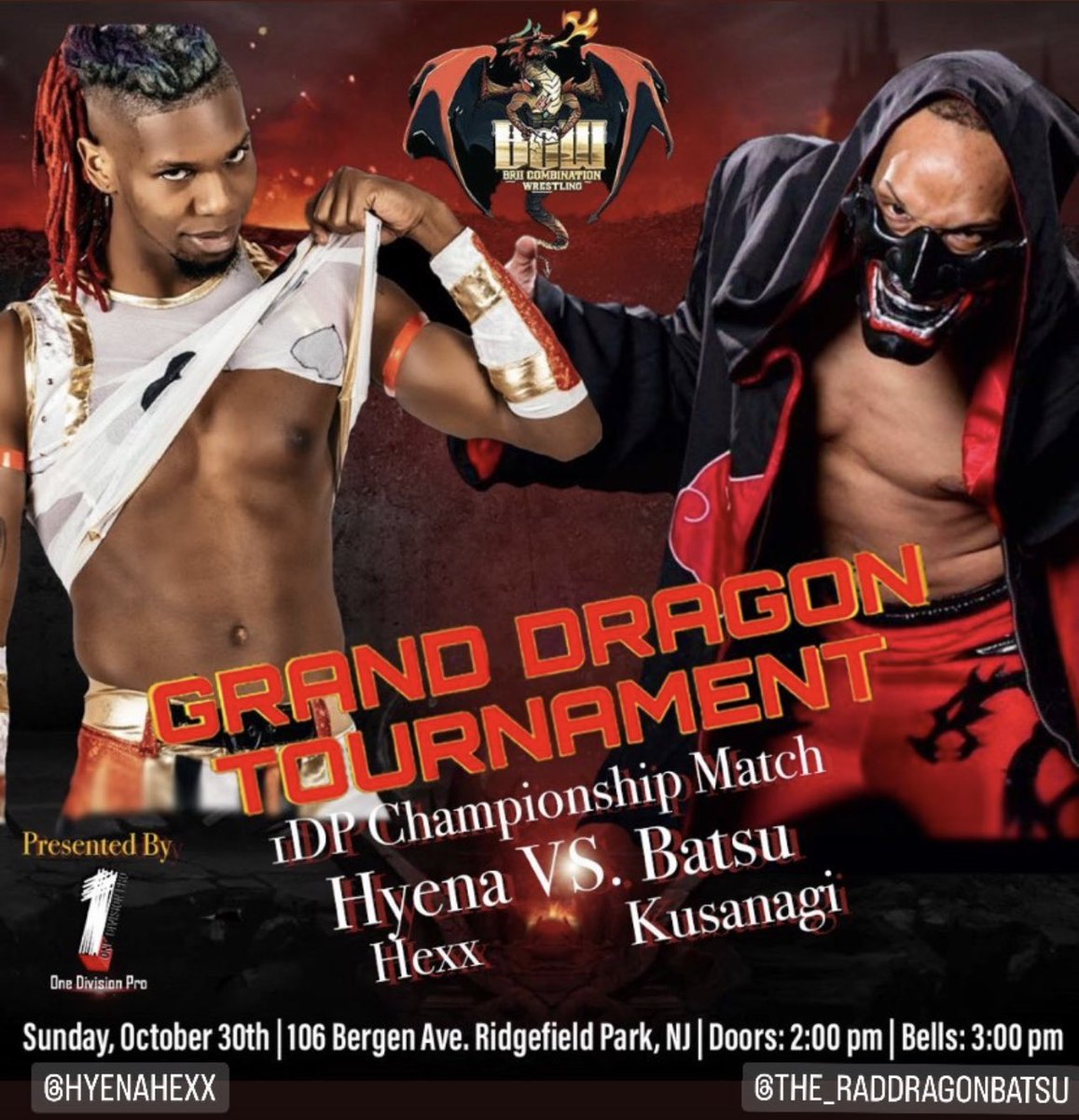 RadDragonBatsu's tweet photo. October 29th & 30th.
Looks like I have a lot of focusing to get ready for this weekend and it going to be worthwhile. I am going to put it all out on the line and I go to war!! #onedivisonpro #OPD #ADLL #aztecadeluchalibre #worldwrestlingxtreme #WWX https://t.co/clKIPI8XQ5