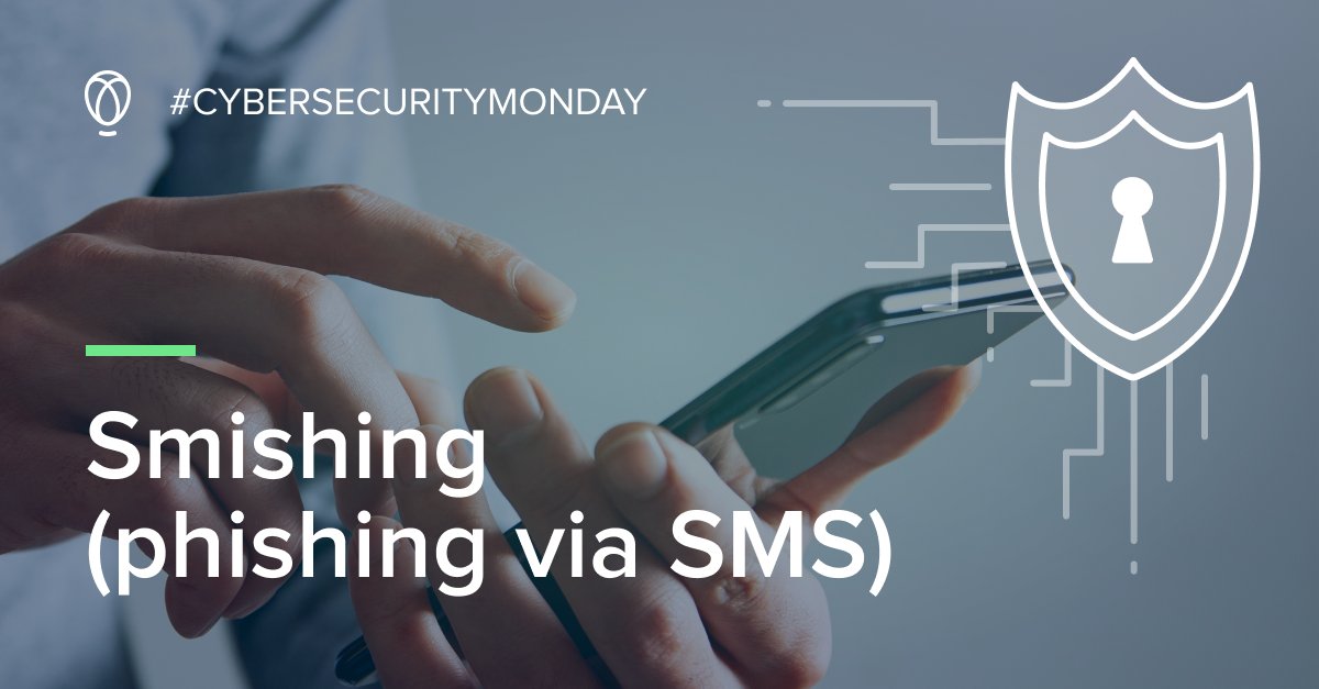 UpholdInc's tweet photo. It's #CyberSecurityMonday

Upholders — you may have heard of phishing, the practice of sending emails pretending to be from reputable parties in order to extract sensitive information.

But have you heard of 'Smishing'? It stands for SMS phishing, and it’s happening every day 🧵 https://t.co/yVKw6x3Qq7
