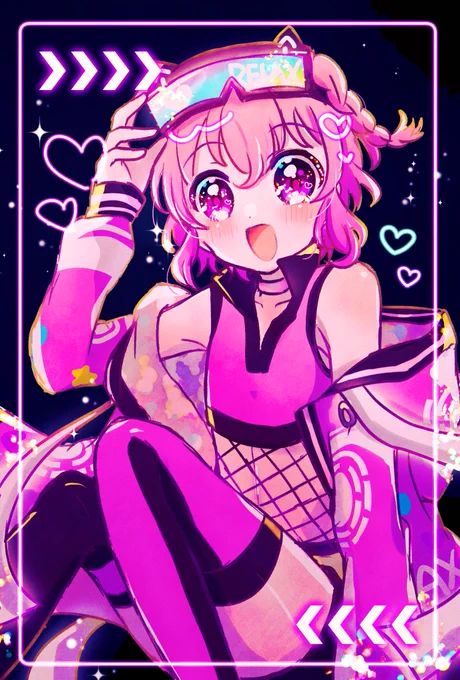 サイバーパンク❤️レオナ

\#ドレシ単独ライブ BD発売まであと3日🎉/ 