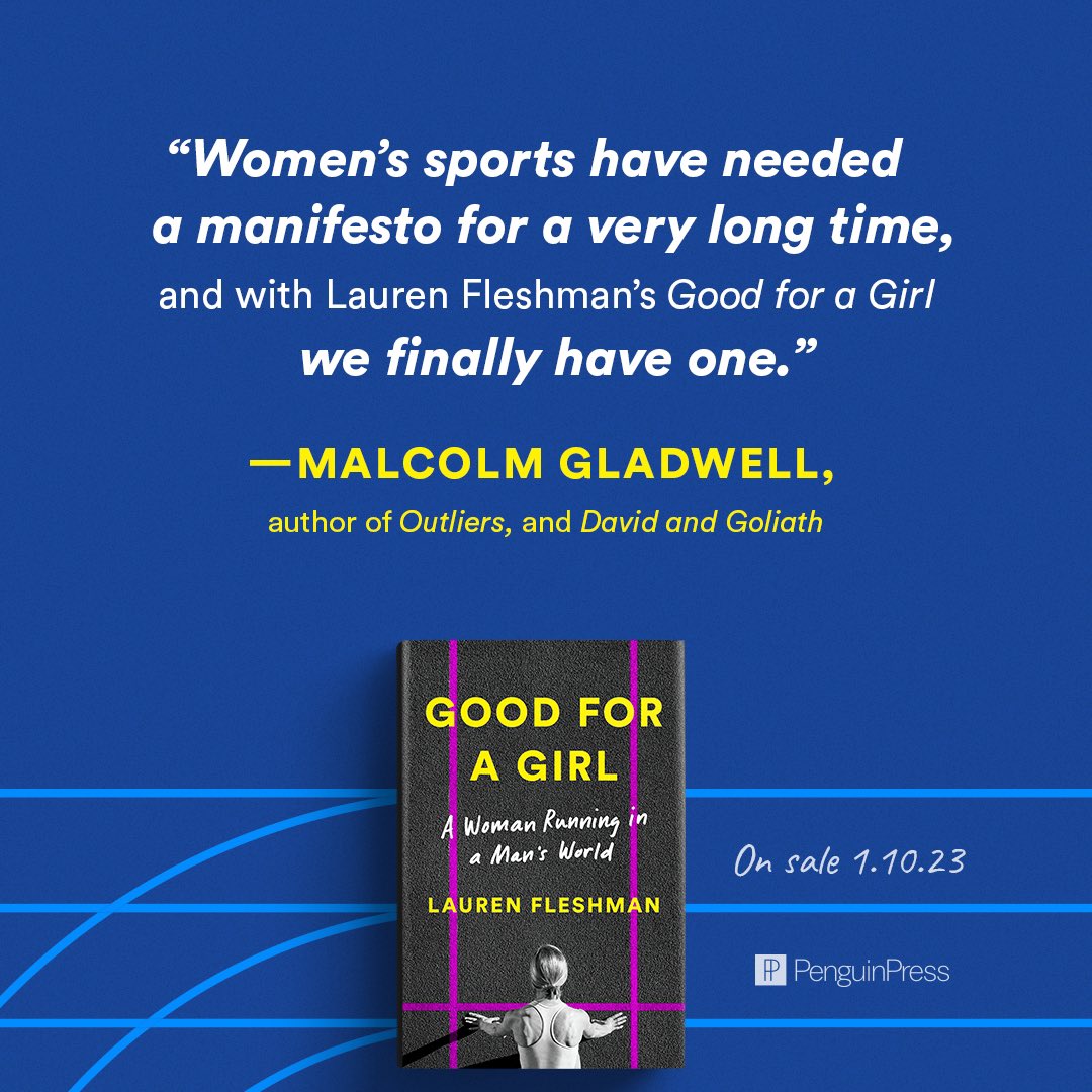 laurenfleshman's tweet image. Malcolm @Gladwell is someone I’ve long admired for his ability to bring research and data alive with story. In GOOD FOR A GIRL I use my personal story combined with research to get below the skin of readers. When we truly SEE, we can care and act. Thanks Malcolm for this blurb!