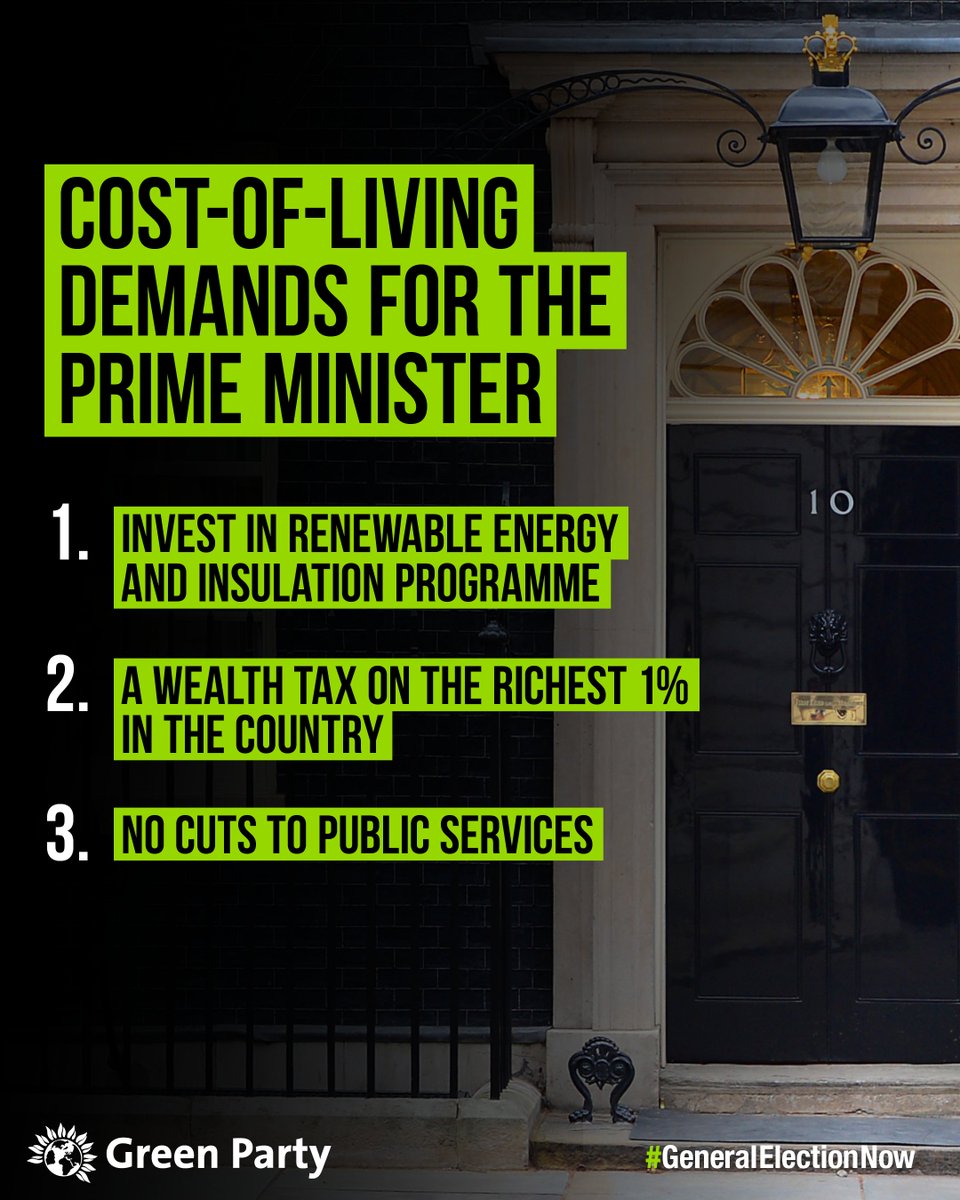 We need action on the cost-of-living crisis, now. Our 3 demands for the new PM👇 #GeneralElectionNow