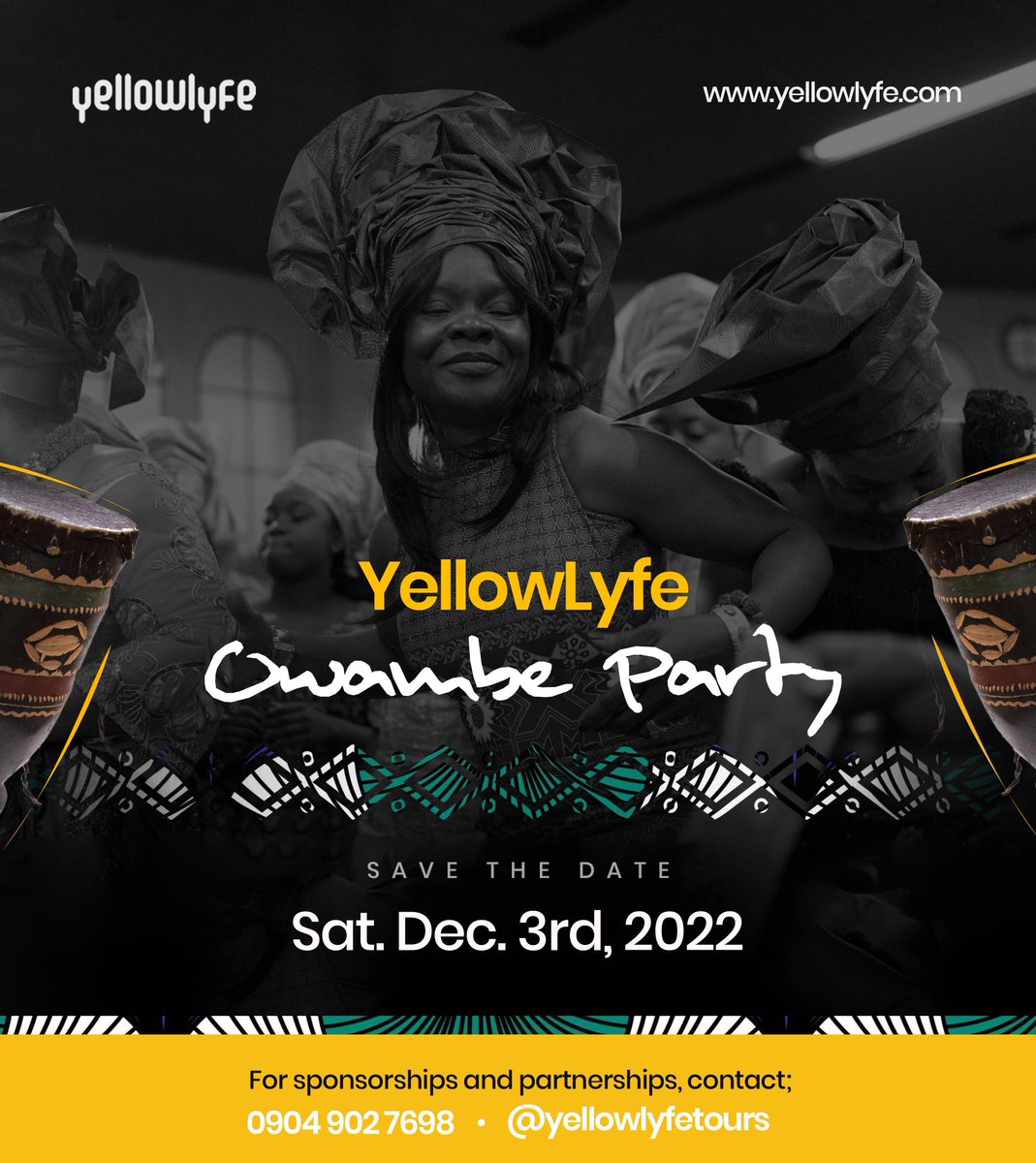 yellowlyfehq's tweet photo. Do you need an excuse to wear Trad?
Have you missed the owambe party vibes 😍
The OWAMBE PARTY is coming 🎉
📌DECEMBER 3RD
🗓️Save the date
#yellowlyfeng
#owambewithyellowlyfe
#owambeparty
#faajiextra https://t.co/FaonyXi3oZ