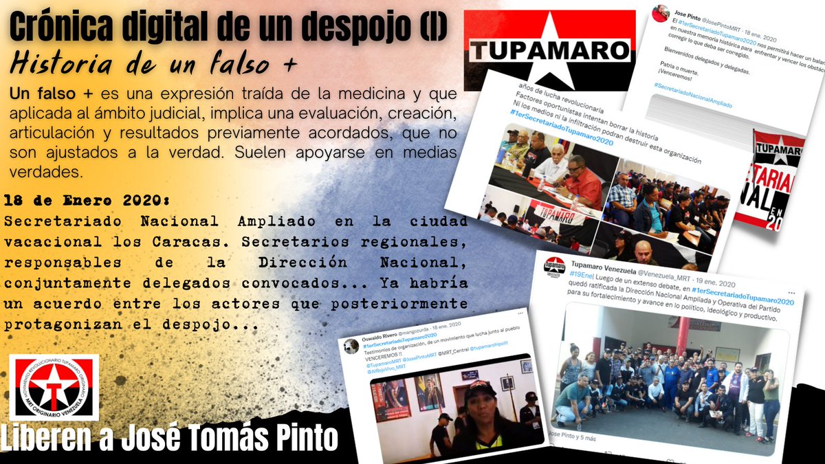 MiltonTupaMRT's tweet photo. @JosePinto_MRT Saludos camarada @JosePinto_MRT mis respetos! Vida Y Salud comandante,Las mentiras tienen patas cortas, ya falta poco para q le otorguen su libertad plena. Quisieron borrar su historia en Vnzuela y en el MRT pero jamás lo podrán hacer! #TUPAMAROSinPintoEsSoloUnaFranquiciaDelPsuv! https://t.co/ukGxmXRHNj