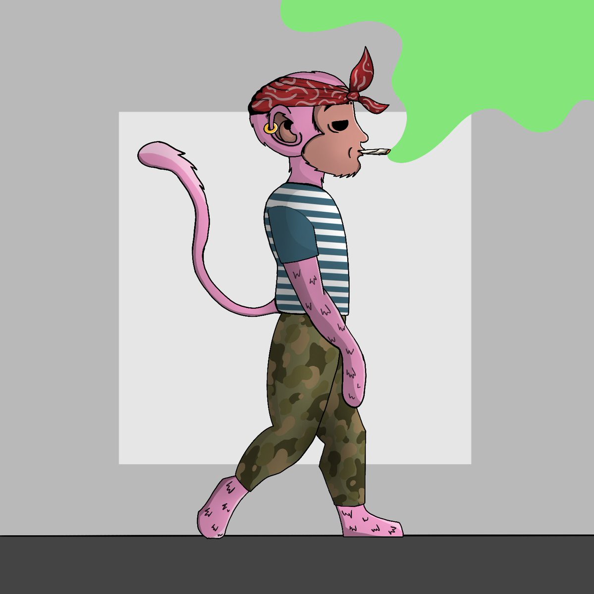 The next ally work to join the collection is by the very cool <a href="/OddApesGang/">Odd Apes Gang</a>. We wanted to honour them because of their really aesthetically pleasing artwork which stands out as a pfp and also because they have created have one of the strongest Elrond communities we have seen 🐒